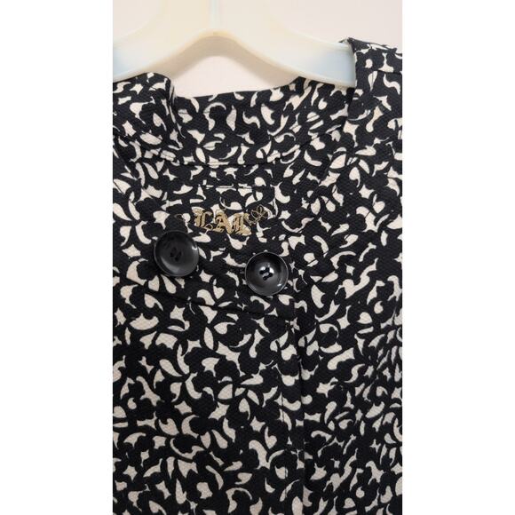 LAL Black and White Jacket Size Medium - Picture 3 of 5
